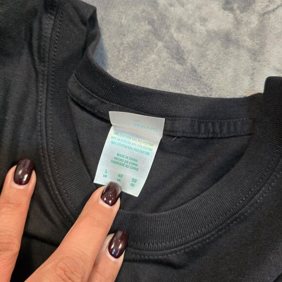 Subway Shirt Mens Large Black Graphic Logo Short Sleeve Crewneck Advertising - Picture 7 of 9